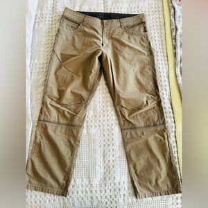 Kuhl Radikl Men's Pants 38x30 Brown, Lightweight, Stretch Material Performance